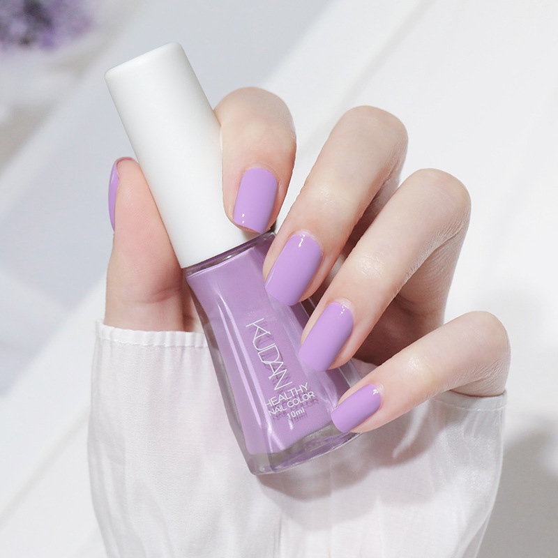 Light Purple Children's Nail Polish, Single Color, Quick-Drying, No-Bake, Long-Lasting, Peelable Toenail Polish for Girls, Brightening Effect, New Model 2024