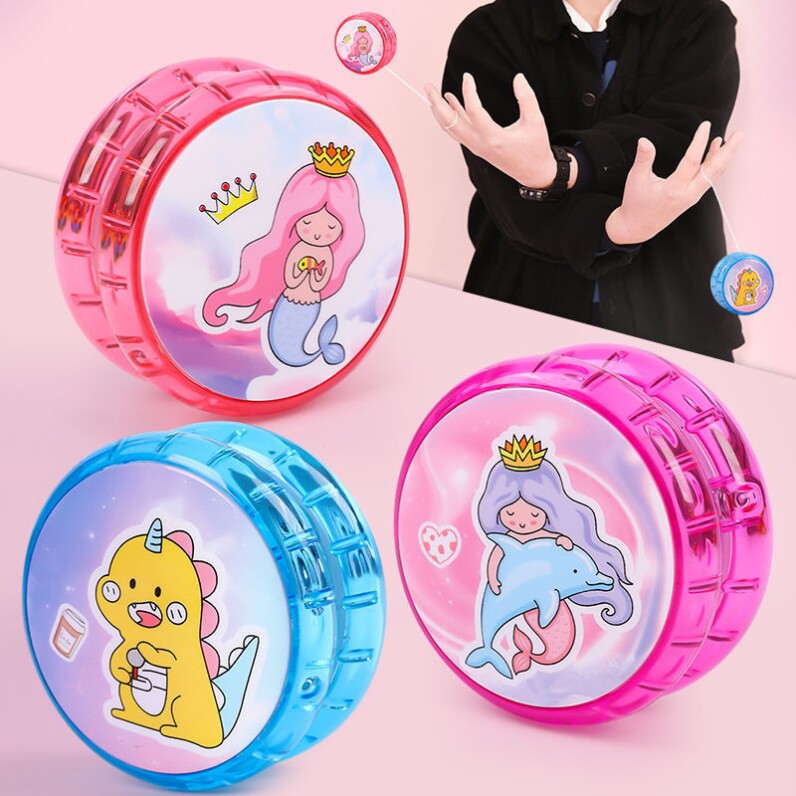 Children's luminous yo-yo ball boy flashing toy girl live sleep professional metal yo-yo luminous yoyo ball