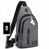 Мужская нагрудная сумка, нейлоновый тканевый рюкзак для отдыха
