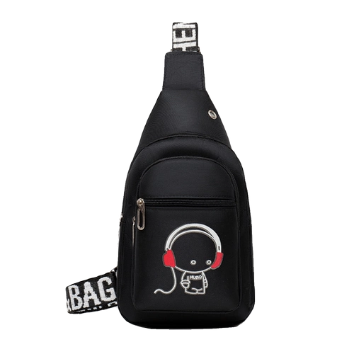 Мужская нагрудная сумка, водонепроницаемая износостойкая вместительная и большая сумка через плечо, ткань оксфорд