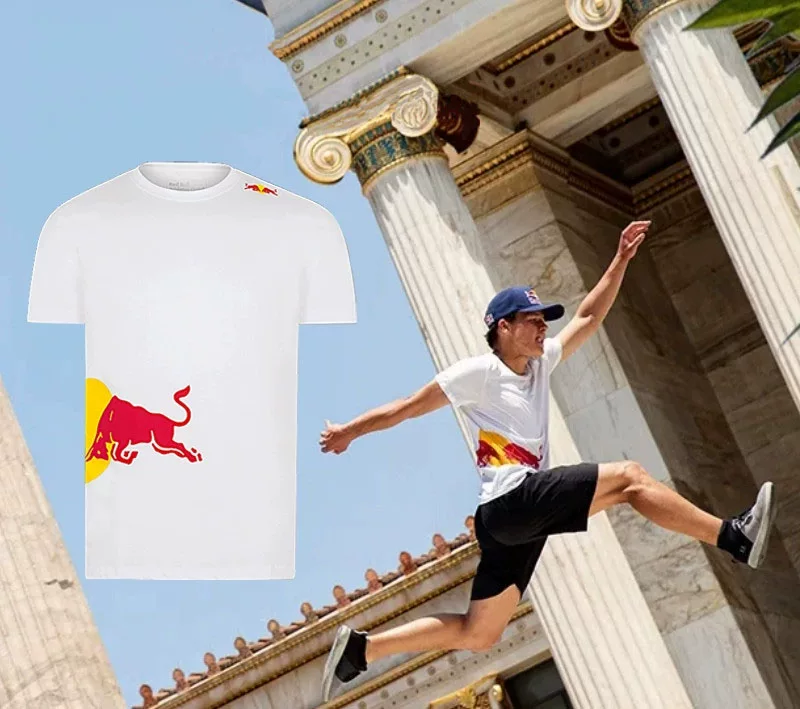 2023F1 Одежда Об surrounding Red Bull Команда Гонки футболка с коротким рукавом T-бланк Redbull Kartcard Street Dance Flugs Destroyer Спортивная