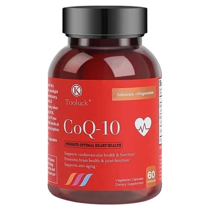 1瓶TOOLUCK美国原装进口辅酶Q10还原型硒镁胶囊保护心脏