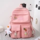 Розовый рюкзак, значок, подвеска