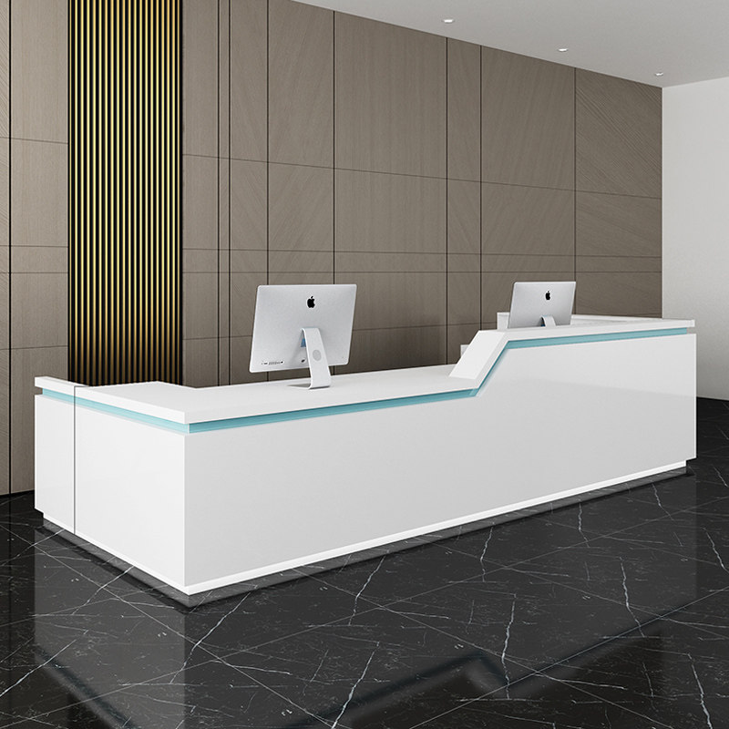 Company paint front desk desk desk office desk beauty salon welcome bar cashier counter custom