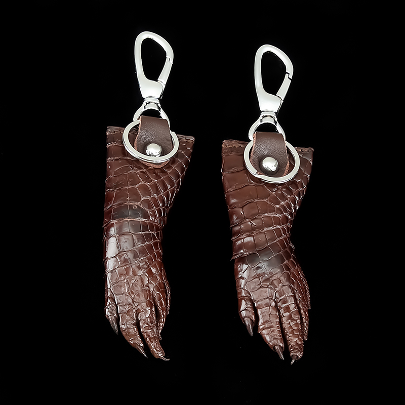 Thai Crocodile Claw Keychain Men's Pendant Personalized Lock Ring Simple Waist Hanging Small Crocodile Claw Car Key Chain