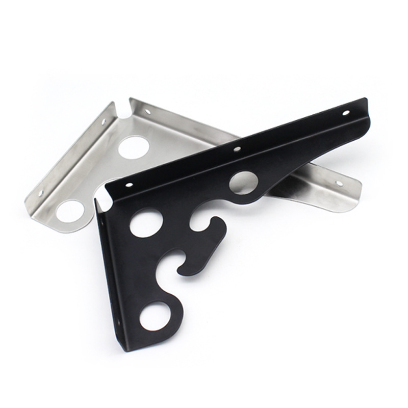 Stainless steel multi-function bracket positive and negative dual-use tripod shelf rack fixed partition support frame European lace