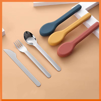 304 portable tableware knife and fork spoon set