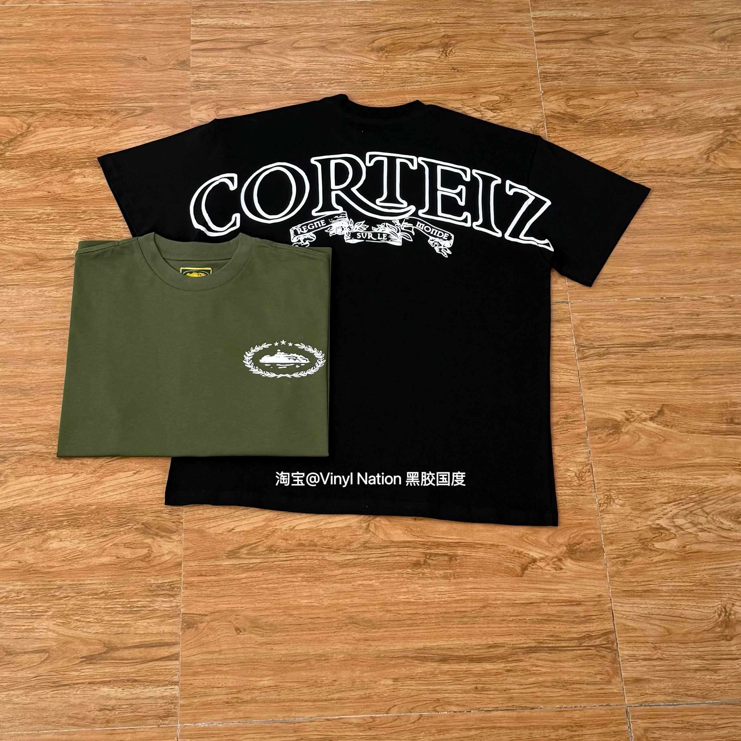 Corteiz Royale Alcatraz Island street hip-hop свободная хлопковая футболка с короткими рукавами для лета UKDRIPDRILL