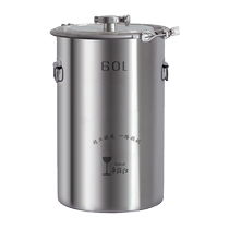 Diboshi stainless steel 304 hoop sealed barrel wine and fruit wine fermentation container 316L home brewing equipment