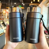 Мужской стакан, чай из нержавеющей стали, портативная чайная чашка, подарок на день рождения