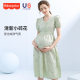 American Fisher-Price Maternity Summer Dress New ຝ້າຍບໍລິສຸດວ່າງ Summer ການພະຍາບານເທິງກະໂປງແມ່ແມ່ຍິງ