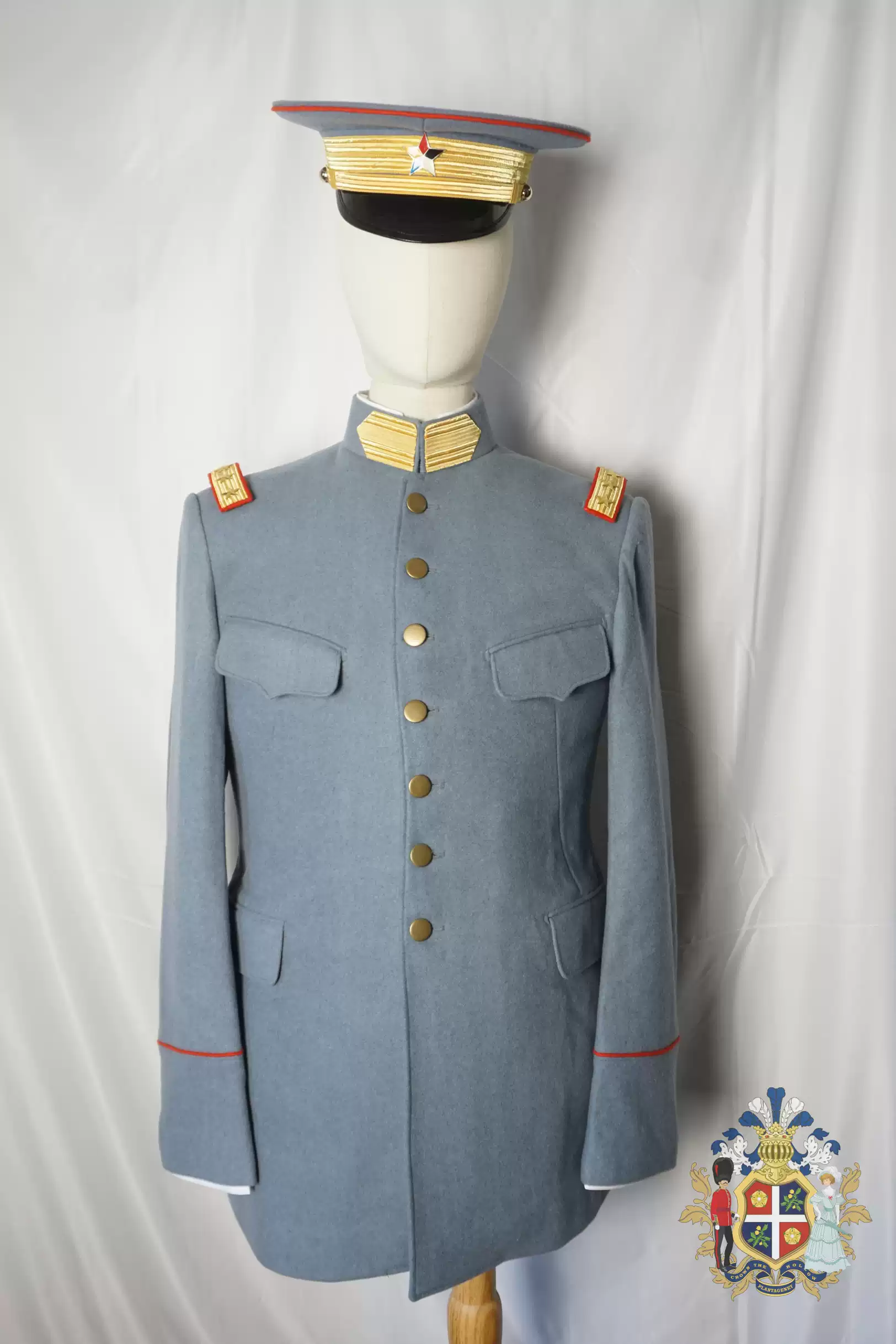 奥匈帝国将官常服定制COS男装影视道具将官礼服