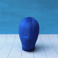 Синий манекен головы