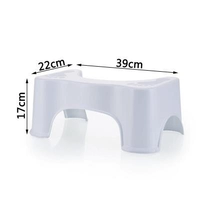 Толстый короткий белый белый [высокий 17 см]