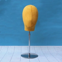 Желтый серебряный манекен головы