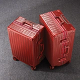 Красный вместительный и большой универсальный чемодан для путешествий, 20 дюймов