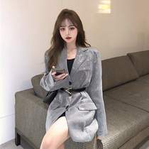 Sandro Moscoloni blazer women 2021 new autumn Korean loose casual long sleeve top thin