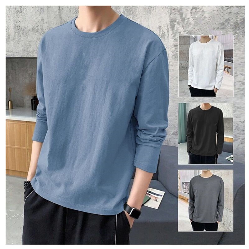 Thin Long-Sleeved T-Shirt for Men, Spring and Autumn, Quick-Drying, Breathable, Loose, Large Size, Black, Round Neck, Inner Layer, Autumn Shirt, Base Layer Clothing Thin Long-Sleeved T-Shirt for Men, Spring and Autumn, Quick-Drying, Breathable, Loose, Large Size, Black, Round Neck, Inner Layer, Autumn Shirt, Base Layer Clothing