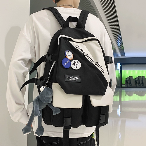 Tide, вместительный и большой школьный рюкзак для школьников, японский ноутбук, сумка через плечо, подходит для студента, в корейском стиле, для средней школы