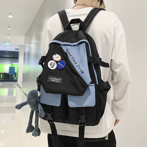 Tide, вместительный и большой школьный рюкзак для школьников, японский ноутбук, сумка через плечо, подходит для студента, в корейском стиле, для средней школы