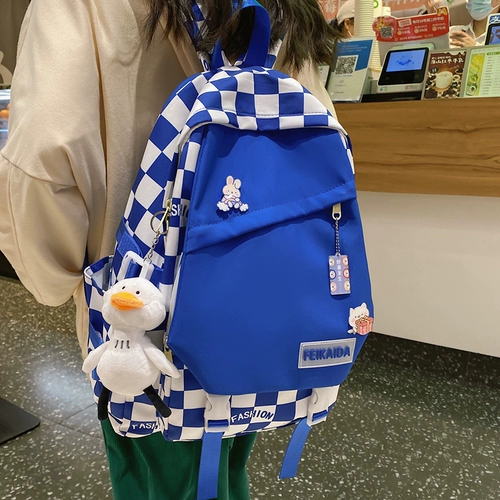 Дизайнерский ранец, универсальная сумка через плечо, вместительный и большой рюкзак для школьников, ноутбук для путешествий, тренд сезона, для средней школы, подходит для подростков