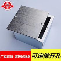 KBG wire conduit junction box JDG pipe iron metal wire box passing box passing wiring iron box 100 150 200