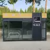 Smoking booth Outdoor mobile guard booth Security booth Property doorman room Duty security station guard booth Stainless steel toll booth