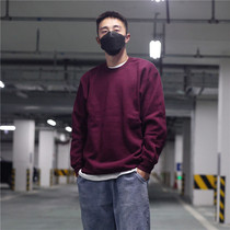 PRO CLUB American trend hip hop rap brand HipHop male and female couples solid color plus velvet round neck sweater