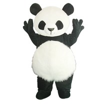 Giant panda cartoon doll costume anime character walking bear cow doll adult wearing flyer clothes props