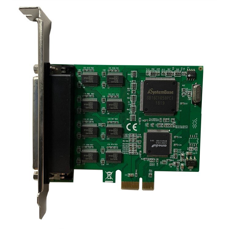 West Bully Pcie Transfer Serial Port Augmented Card RS232 Industrial Control 8 Strings of FG-EMT09A