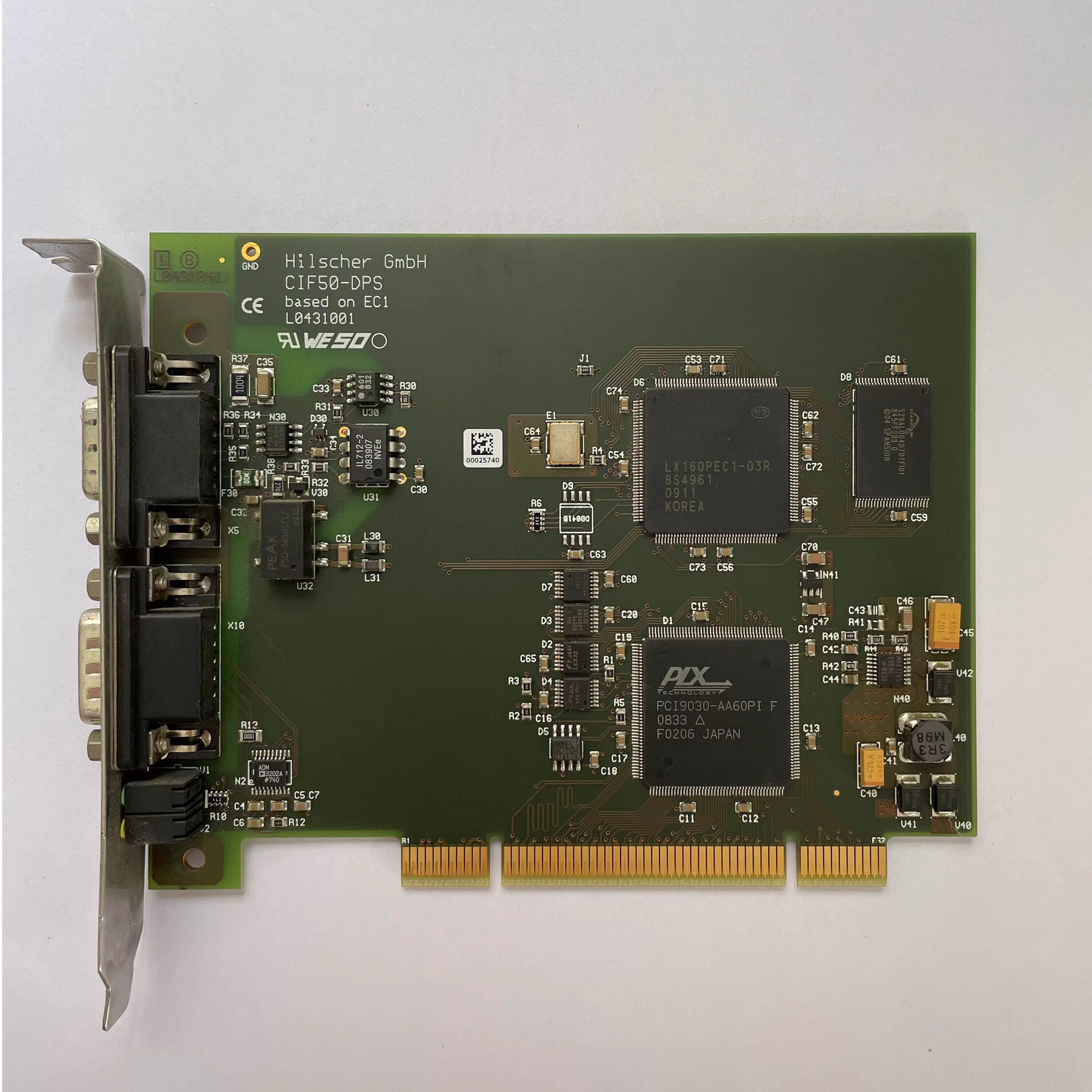 German Hilscher Heruent CIF50 DPS Total Clip Wire Nail PCI Interface DNM PC Color New Spot