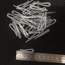Clothing packaging clip Shirt shirt transparent toothed rubber clip Clothes clip buckle Plastic buckle Transparent clip Clothes shop material