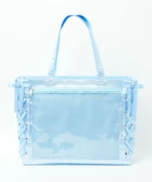 Атлас саксонский синий