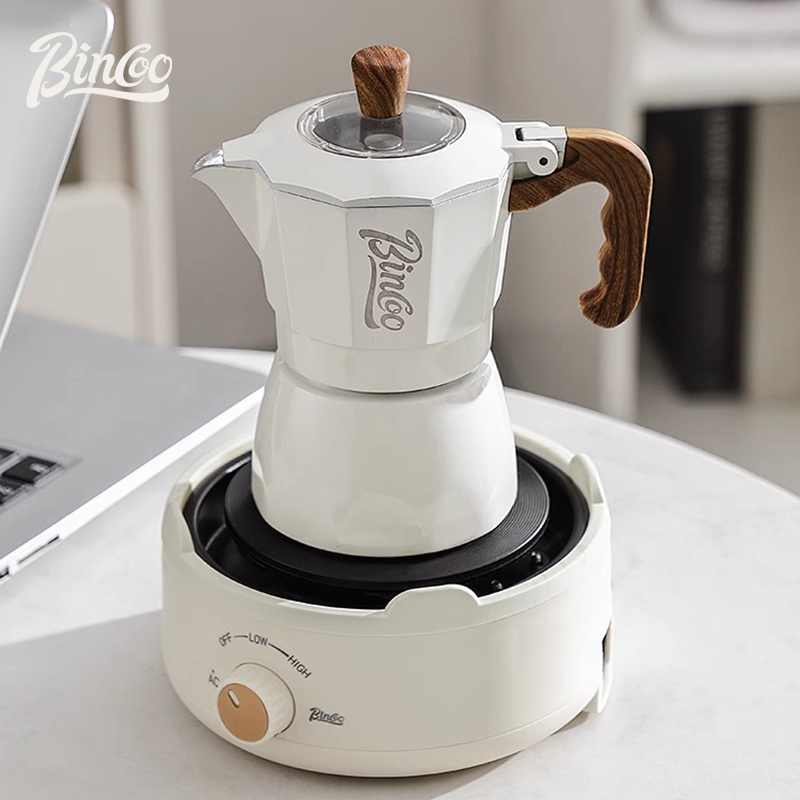 Bincoo Coffee Maker Moka Pot Dedicated Electric Ceramic Stove Mini Induction Cooker Tea Brewing Electric Stove Small Heating Base