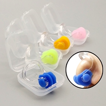 Swimming anti-nose water intrusion professional nose clip earplug set anti-choking water anti-nose water intrusion clip for children bathing adults