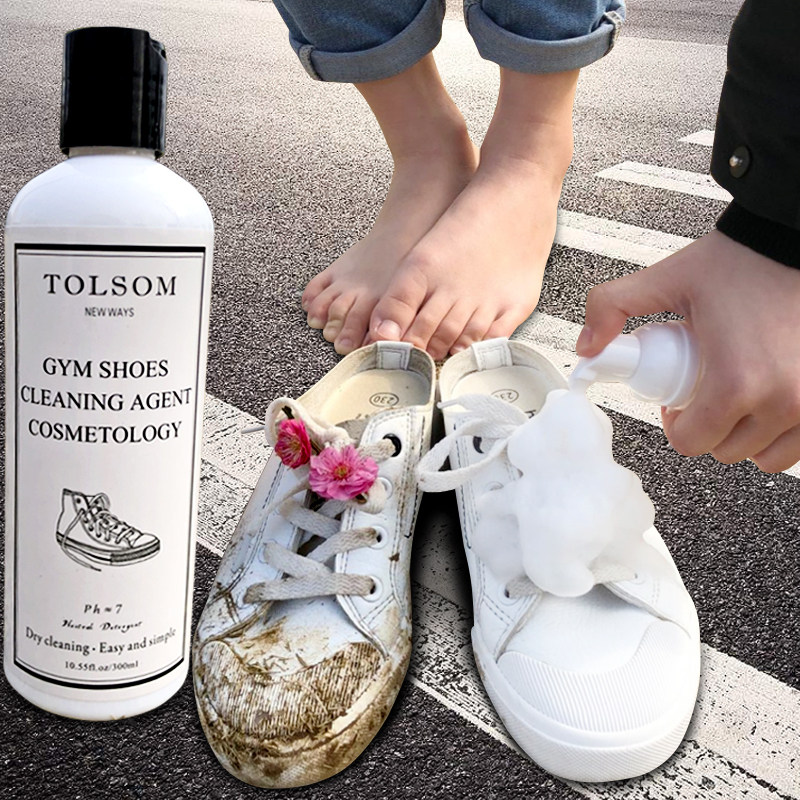 Small White Shoes Detergent washing shoes Sneakers sneakers net face Cloth Shoes Add White to Yellow Special Bleaching Cleaning Agents