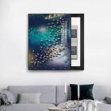 Мощный счетчик коробка декоративная живопись Вертикальная версия висящей картины