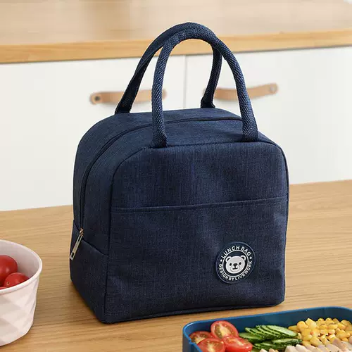 Тканевый ланч-бокс, большая льняная сумка, сумка для еды