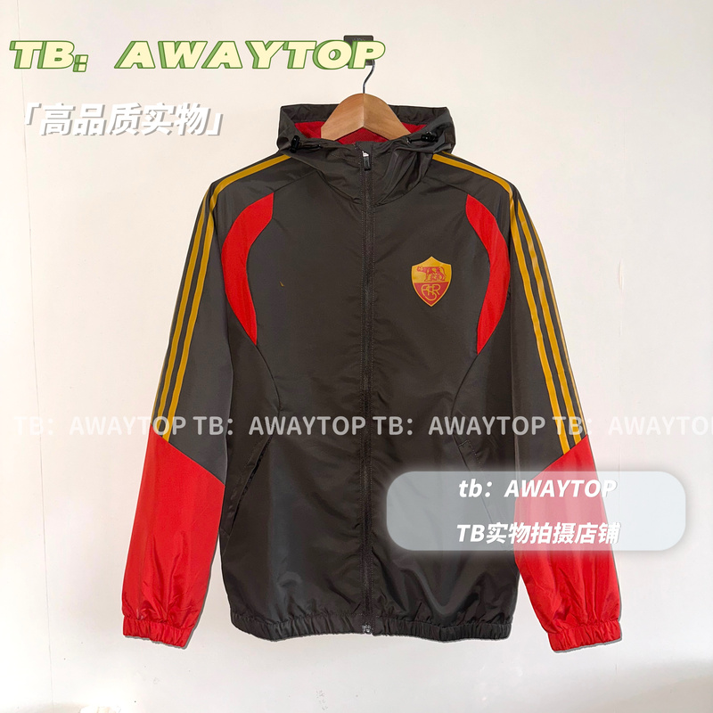 (Player Version) 2627 Roma Team Training Uniform Windbreaker Dybala Jersey Vest Sleeveless Short-Sleeved High Quality