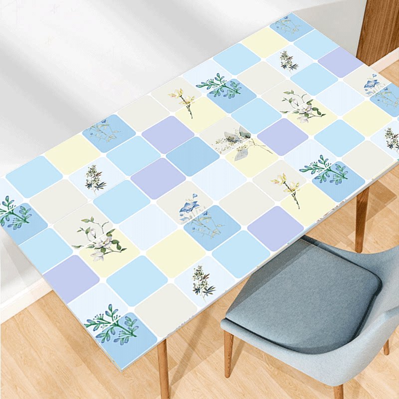 Desk desktop sticker waterproof oil and hot dorm room old table renovated kitchen wallpaper self-pasted