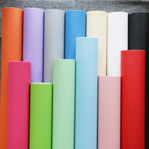 Pure Color Wallpaper Self-Adhesive Dorm Dorm Room Female College Student Dorm Room Waterproof Moisture-Proof Bedroom Desktop Web Red Background Wall Wallpaper