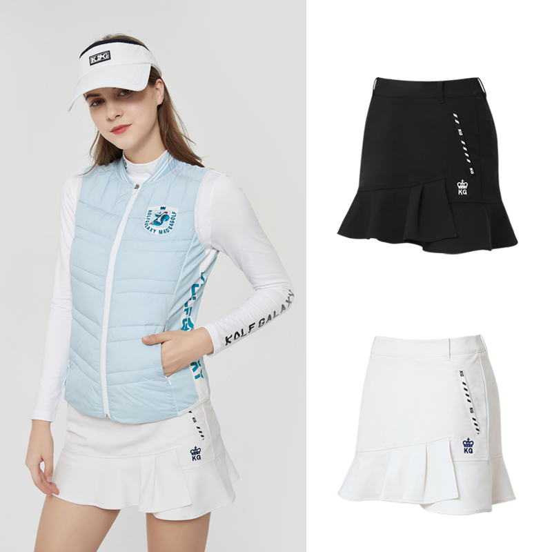Korean export short skirt women's autumn and winter outdoor anti-lighting skirt thickened golf sports Korean version of the quick-drying hakama