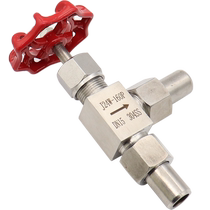 J24W-160P stainless steel 304 angle needle valve welded instrument high pressure needle valve 16MPa