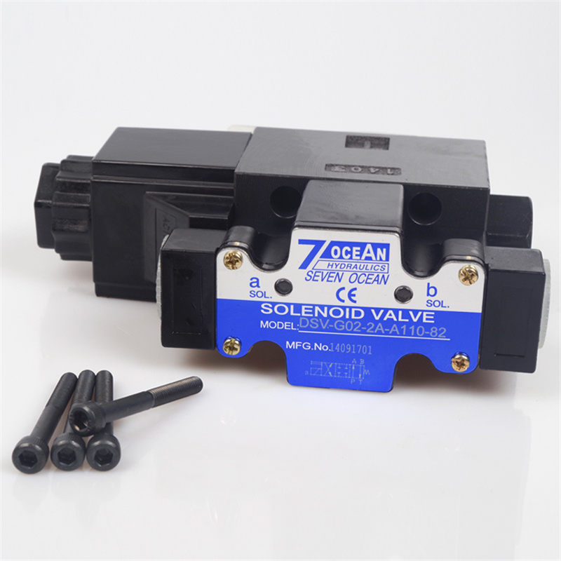DSV-G02-2C-A110-82 brand new Taiwan 7OCEAN Seven ocean solenoid valves originally loaded for a year
