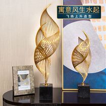 Living room ornaments high-end atmosphere high-end luxury decoration TV on both sides of the new home gifts practical set