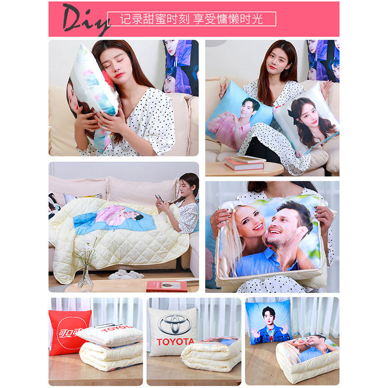 🎨家居新宠儿!DIY定制双面LOGO抱枕,照片也能变艺术品💖-靠垫/抱枕-淘宝好物网