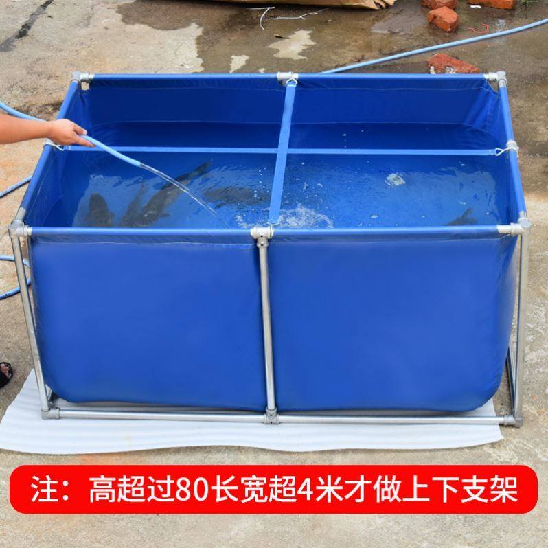 Canvas Fish Pool Waterproof Fabric Thicking with Steps Large Outdoor Fish Aquaculture Tank Koi Battery Swimming Pool