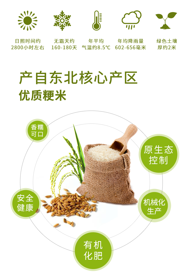 【超值20斤】东北寒地长粒大米寿司米