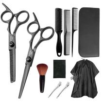 Barber scissors for home hair cutting professional thin hair cutting by yourself hairdressing and tooth scissors high-end barber package