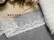 Wide 10cm Japan-ROK heart-shaped lace embroidered lace accessories DIY dress bed art child clothing Skirt Skirt Fabric